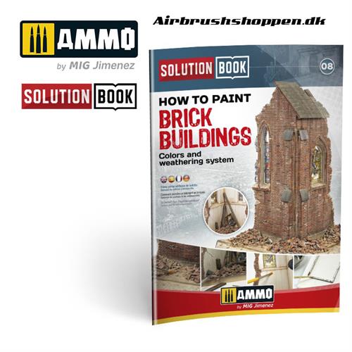 AMIG 6510 How to Paint Brick Buildings. Colors & Weathering System Solution Book